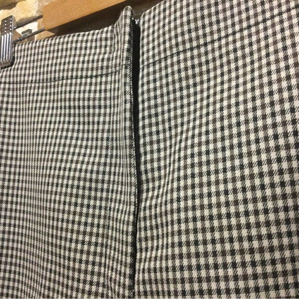 SANDRO Straight Checked Pattern Side Stripes Pants - Picture 5 of 11